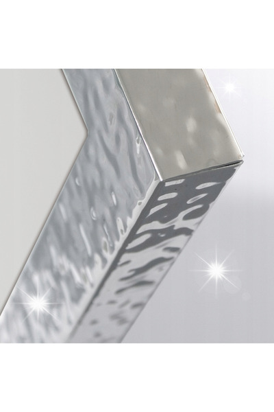 NO BRAND Ramă foto metalică 15x20, elegantă, argintie, cadou de nuntă