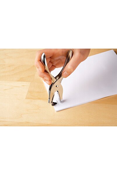 NOVUS Capsator metalic de birou pentru capse, argintiu, B85 Crom clasic x4