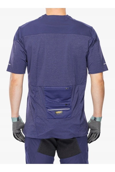 Leatt Tricou MTB MTB Trail 6.0 Cargo - albastru galaxie M