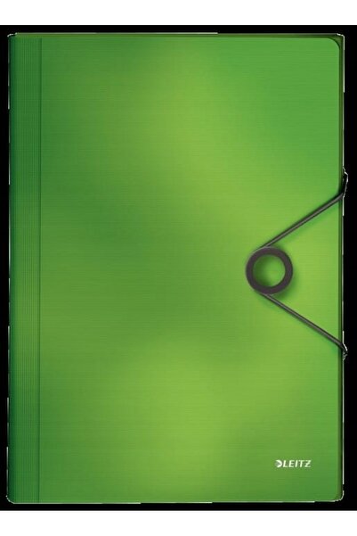 NO BRAND Dosar harmonica LEITZ SOLID cu 6 compartimente verde