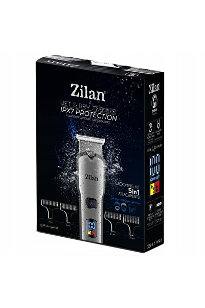 NO BRAND Trimmer rezistent la apă pentru corp, barbă și păr, profesional, USB...