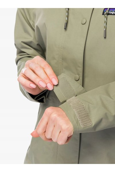 Patagonia Jachetă de ploaie de exterior pentru femei, pentru uz zilnic - river M