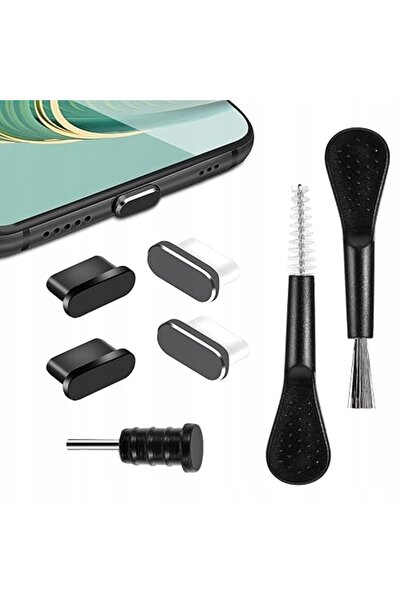 NO BRAND 4 bucăți protecție antipraf USB C cu 1 mufă pentru 2 porturi de căști