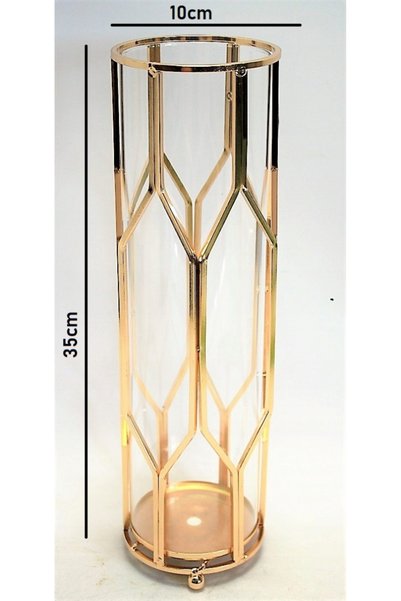 NO BRAND WAZON METAL + STICLĂ 35 CM