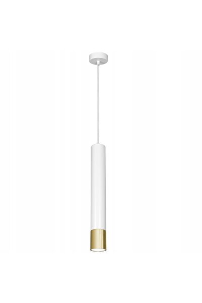 NO BRAND Luminex Nest Lampă suspendată Alb/Auriu Tub GU10 8W Metal 110cm