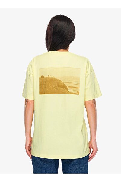 Patagonia Tricou de damă Water People Spotter Oversized - culoare coajă de lă...