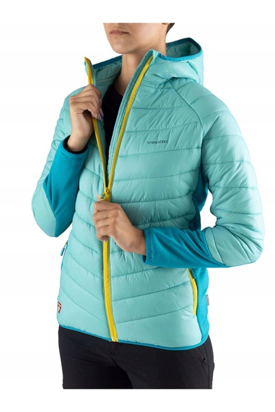 Viking Jachetă hibridă de damă Becky Warm Pro Polartec PL - turcoaz M