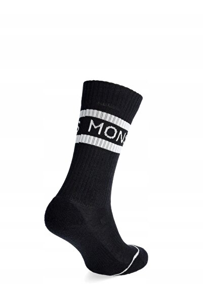 NO BRAND Șosete de drumeție Mons Royale Signature Crew Sock - negru/alb 45-47
