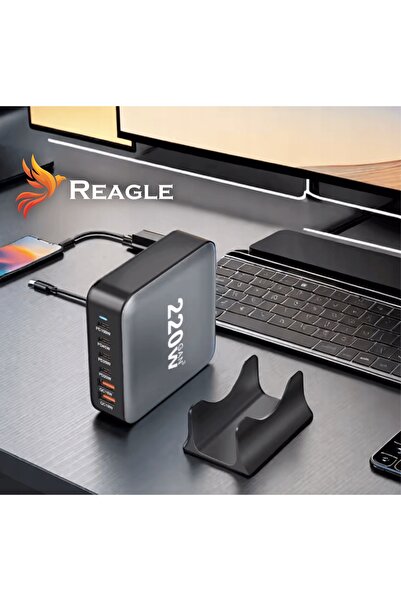 NO BRAND ÎNCĂRCĂTOR RAPID GaN 220W PD 4x USB C 2x QC 3.0 PENTRU LAPTOP IPHONE...
