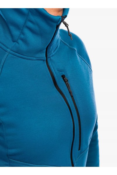NO BRAND Hanorac din fleece pentru femei Turbat Peak - albastru închis, mărim...