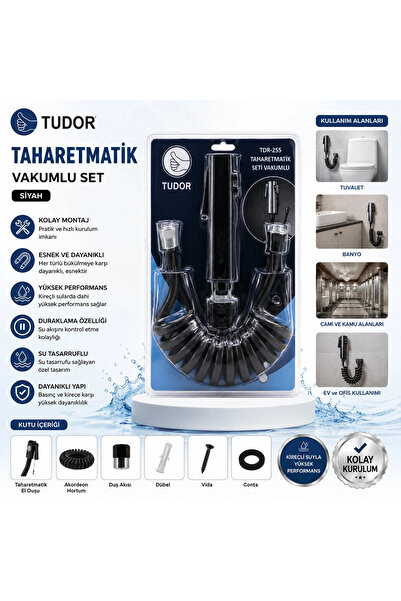 Generic Brand Black Taharatmatic Set Taharatmatic Hand Shower - Hose - Joint ...