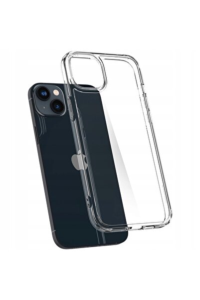 Spigen Husă hibridă transparentă cu aspect de cristal pentru Apple iPhone 15 ...