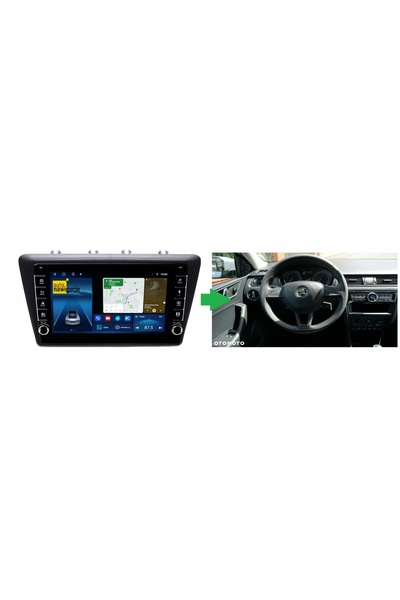 NO BRAND Radio Navigație GPS Skoda Rapid 2012-2017 Android