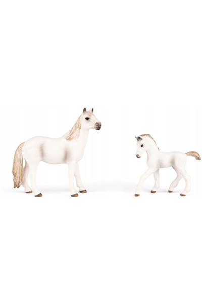 NO BRAND Figurine cai Animale de fermă Set 25 buc. În statul Faunica