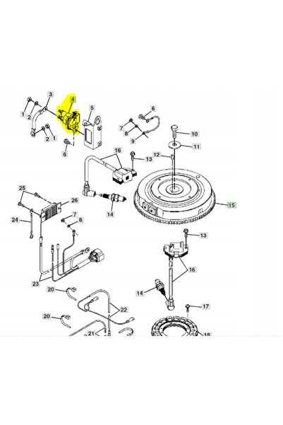 John Deere Comutator electrovalvă JD S240 X300 X300R 42 X304