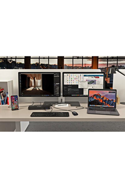 i-Tech Gear HUB Stație de andocare i-tec pentru laptopuri și tablete Dual 4K ...