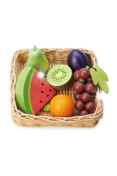 Tender Leaf Toys Coș de fructe din răchită 8291