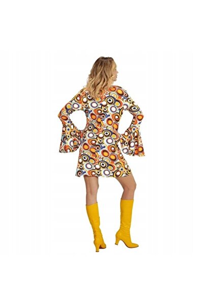Widmann Rochie costum cercuri colorate Hippie anii '70 '80 Disco L 08893 VISION