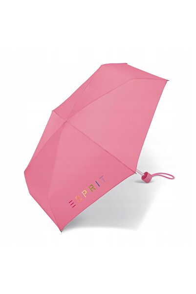 Esprit Umbrelă de soare ultra mini cu husă și logo colorat