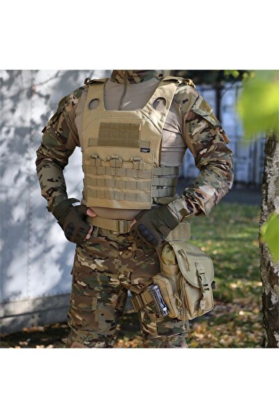 Reis Geantă tactică de supraviețuire pentru coapsă, rucsac întărit pentru pic...