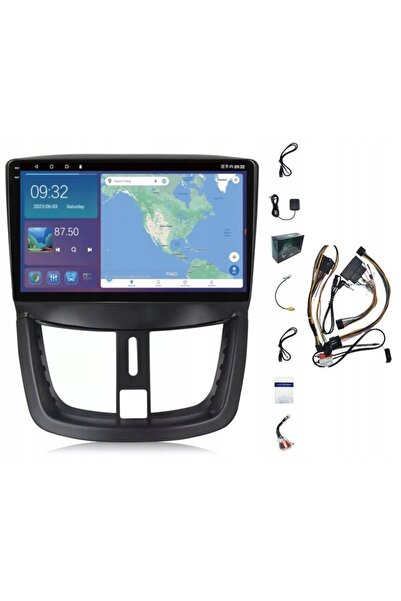 NO BRAND RADIO NAVIGAȚIE GPS PEUGEOT 207 2006-12 WIFI CARPLAY USB 4GB 64GB