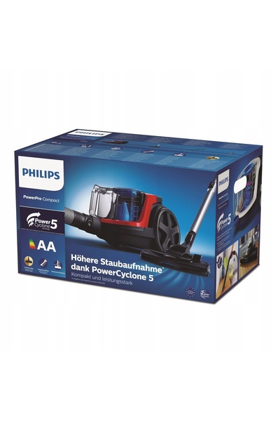 Philips Aspirator puternic de 900W fără sac - filtru ANTI-ALERGIE super