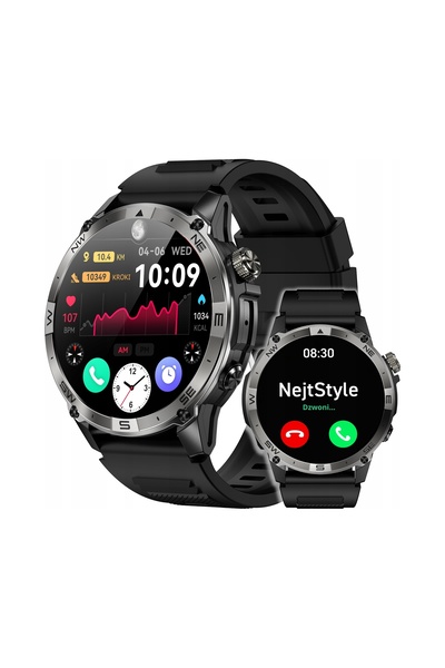NO BRAND Super SMARTWATCH ceas bărbătesc impermeabil GPS apeluri sport - MENU PL