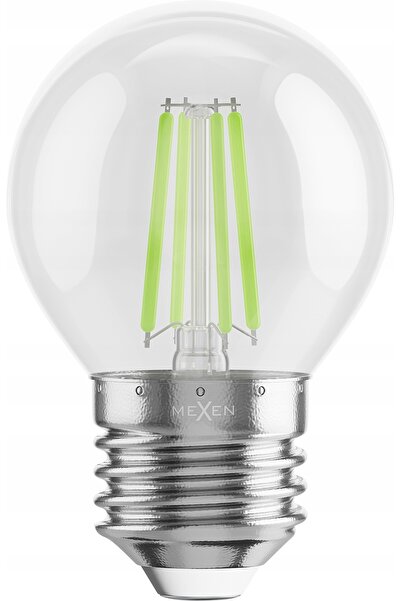 Mexen 10x bec LED E27 cu filament Edison verde 4W Vintis, fără pâlpâire