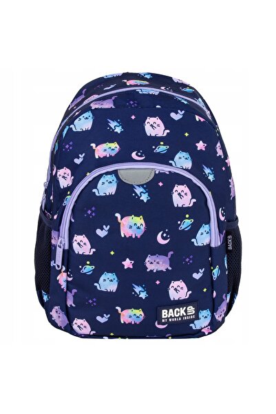 Back Up Rucsac de grădiniță pentru fete Violet Kittens zerovka cu 2 compartim...
