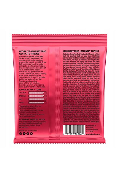 NO BRAND Corzi de chitară electrică Ernie Ball 3226 11-52 Burly Nickel 3 seturi