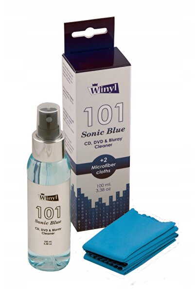 NO BRAND CURĂȚĂTOR CD DVD BLU-RAY + 2 Șervețele VINYL 101 100ml