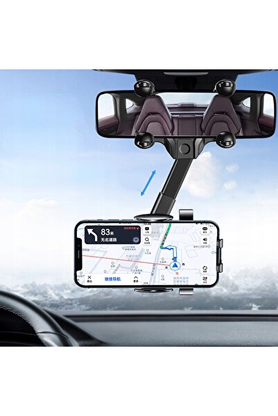 NO BRAND Suport auto pentru telefon mobil, rotativ 360° °   cu ventuză