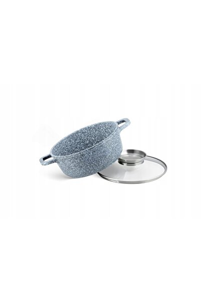 Masterpan Oală de granit de 24cm, 4.5L, cu capac aromatic - Premium