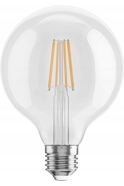 Mexen 6x bec LED E27 cu filament Edison, lumină caldă, 4W=40W, fără pâlpâire