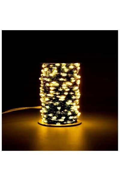 ECARLA LUMINI DE CRĂCIUN 1000 LED Alb Cald, Rolă de cablu de 100m