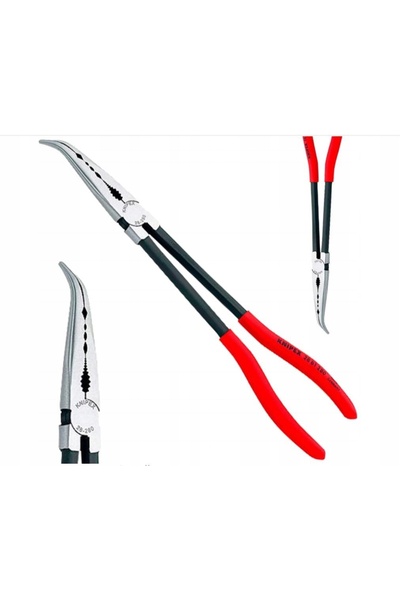 Knipex 28 81 280 clește alungit pentru asamblare, clește curbat