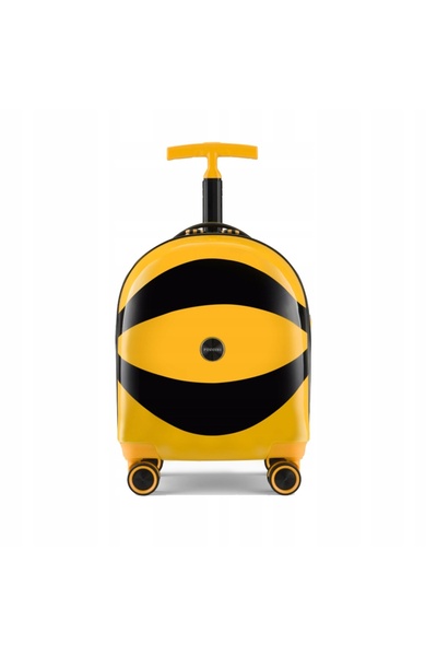 NO BRAND Puccini Pszczolek Bee 28 l valiză pentru copii - galben/negru