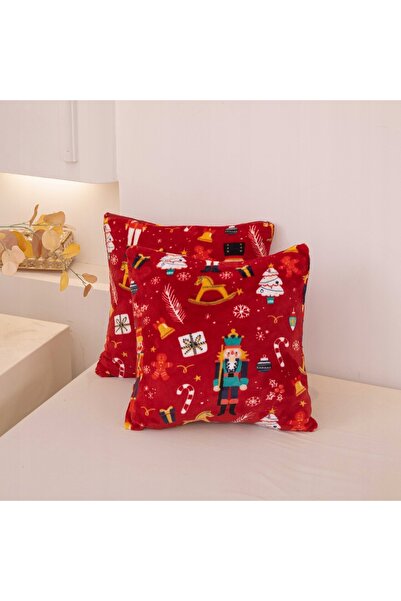 NO BRAND Lenjerie de pat de Crăciun 220x200, fleece plușat, gros și călduros,...