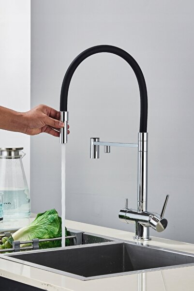 NO BRAND Dedurizator de apă pentru casă DAFI FLOW COMFORT D-1 și Robinet de b...