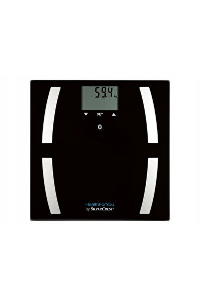 verk group Cântar de baie analitic electronic 180 kg Bluetooth inteligent LCD...