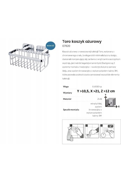 NO BRAND Bisk Tore coș suspendat 07820
