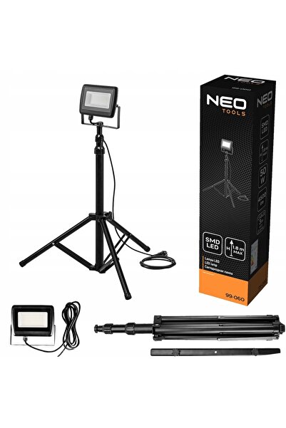 NEO Tools Reflector NEO simplu 50W LED SMD 4250lm 230V pe trepied de 1.8m