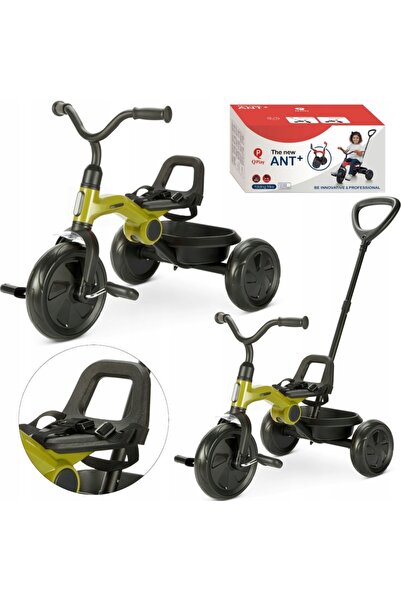 NO BRAND Qplay Bicicletă cu trei roți Ant Plus Green