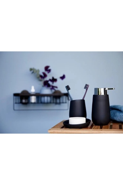 Wenko Suport ceramic negru pentru pensule BADI