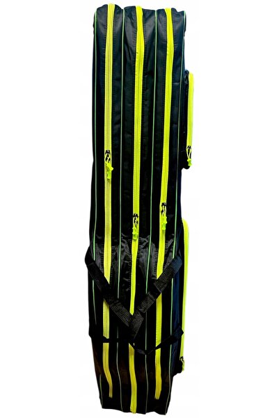 NO BRAND Husă pentru lansete de pescuit cu 3 compartimente, 150cm, impermeabi...