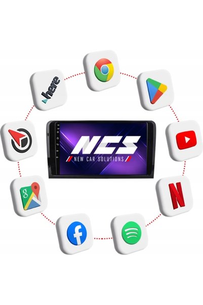 NO BRAND NCS ZQ9 RADIO AUTO MERCEDES-BENZ ML W164 2005-2011 ANDROID 8GB LTE