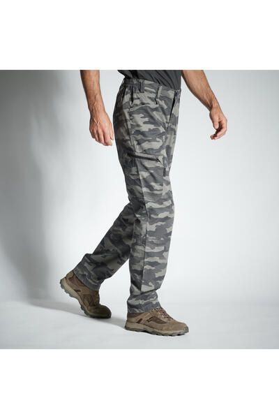 NO BRAND Pantaloni de vânătoare Solognac 100 camo