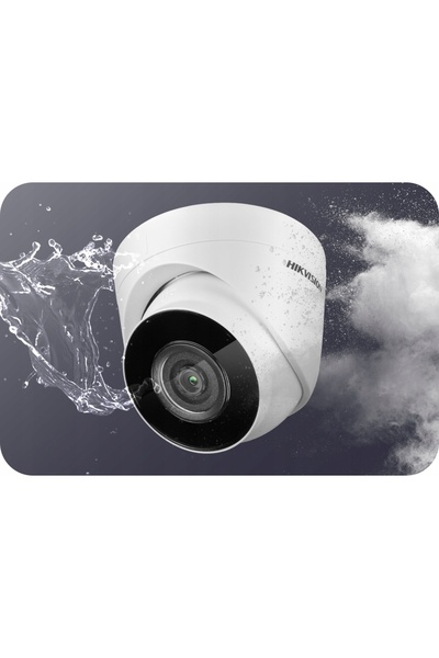 NO BRAND Kit 2 Camere IP Hikvision 4Mpx + Recorder HiLook 4 Canale PoE Disc 1TB