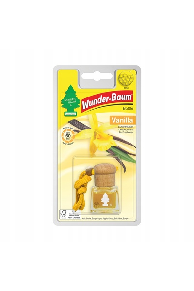 NO BRAND 4x parfum Wunder-Baum Vanilla - prospețime de lungă durată