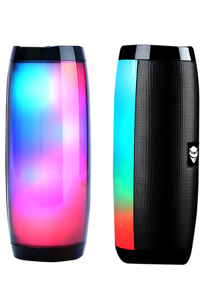 NO BRAND Boxă wireless portabilă Bluetooth Boombox USB AUX Radio LED MP3